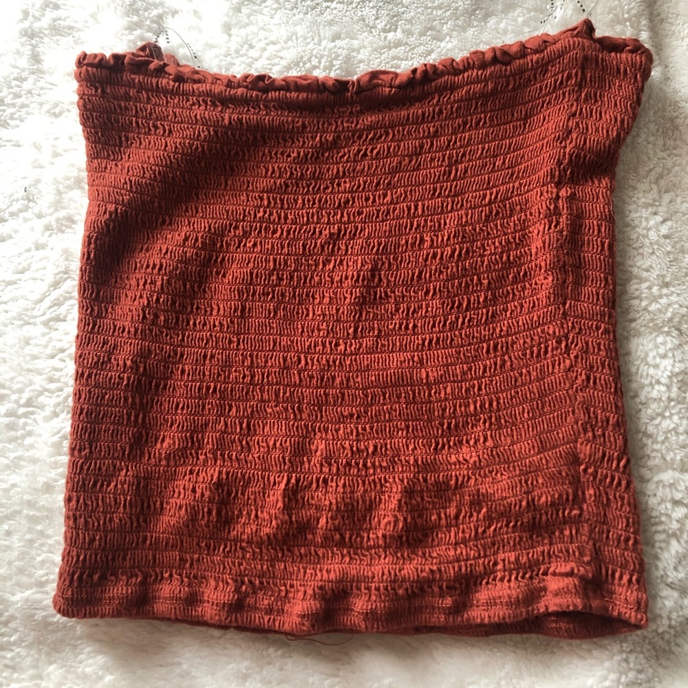 Orange tube top